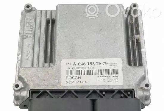 Mercedes-Benz C W203 Engine control unit/module A6461537679