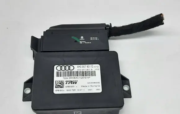Audi A7 S7 4K8 Rear brake EMF control unit/module 4H0907801E