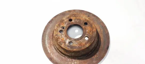 Mercedes-Benz E W211 Rear brake disc neventiliuojamas