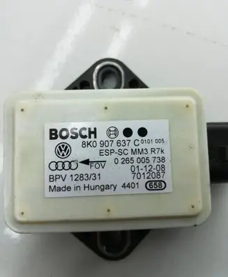 Audi A4 S4 B8 8K ESP (stability system) control unit 8K0907637C 0265005738