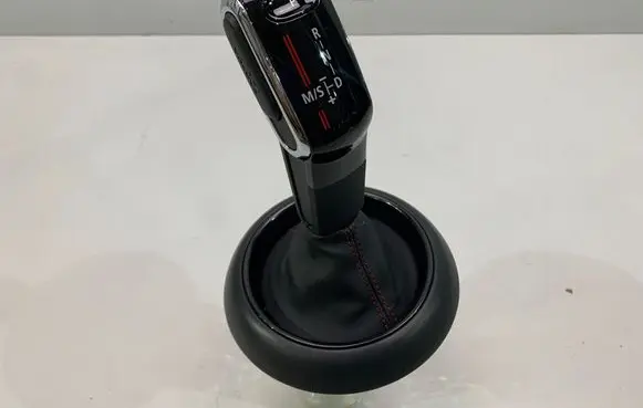 Gear lever shifter trim leather/knob