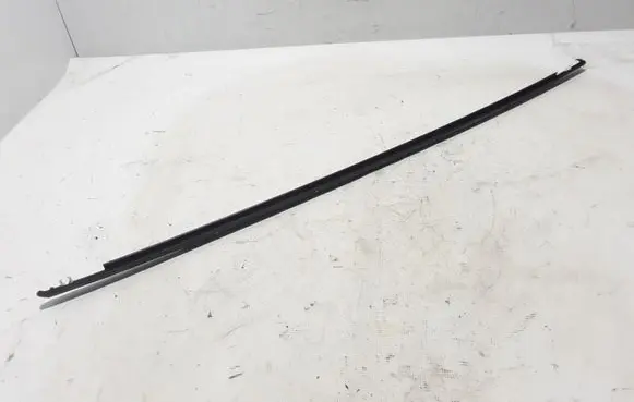 Front door glass trim molding