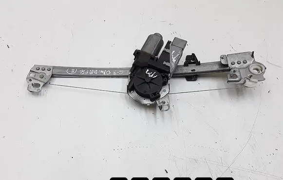 Front door window regulator with motor