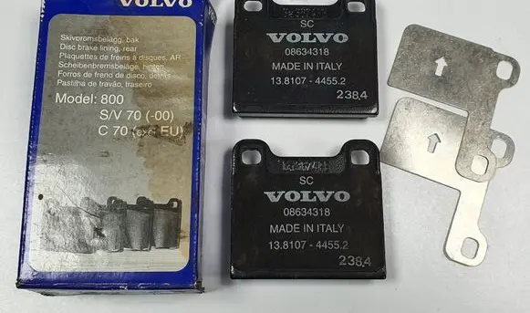 Volvo C70 Brake pads (rear) 08634318 138107