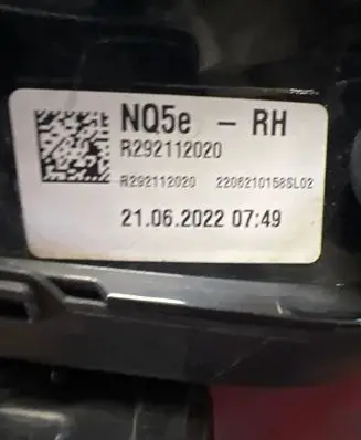 KIA Sportage Headlight/headlamp HB10RH02 92102R2100 R009H9100035326