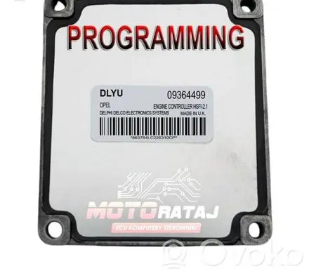 Opel Zafira A Engine control unit/module 09364499 DLYU