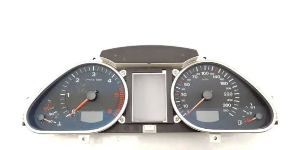 Audi A6 S6 C6 4F Speedometer (instrument cluster) 5550007301