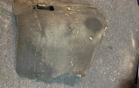 BMW 5 F10 F11 Heat shield in engine bay 7810840 54703011 BA679114