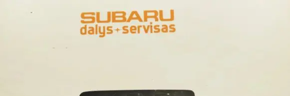 Subaru Forester SF Electric window control switch