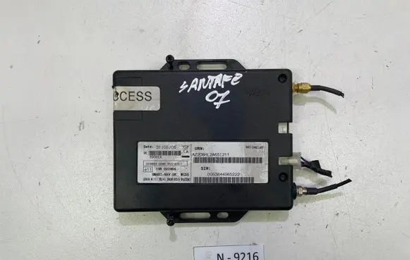 Hyundai Santa Fe GPS navigation control unit/module 10R022956