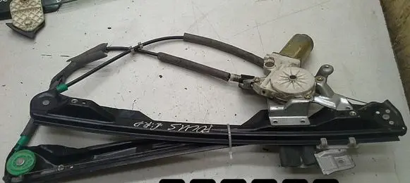 Front door window regulator with motor