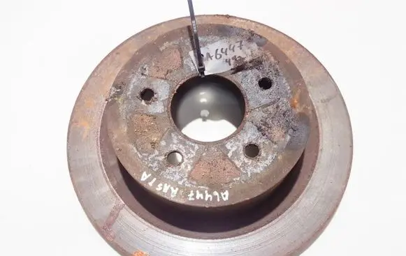 Nissan X-Trail T31 Rear brake disc ventiliuojamas