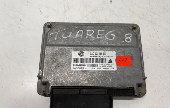 Volkswagen Touareg I Engine control unit/module 0AD927755BE