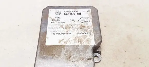 Seat Alhambra (Mk1) Airbag control unit/module 1C0909605 5WK43121