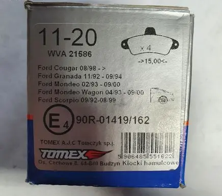 Mercedes-Benz C W202 Brake pads (front) WVA21439 0024202120