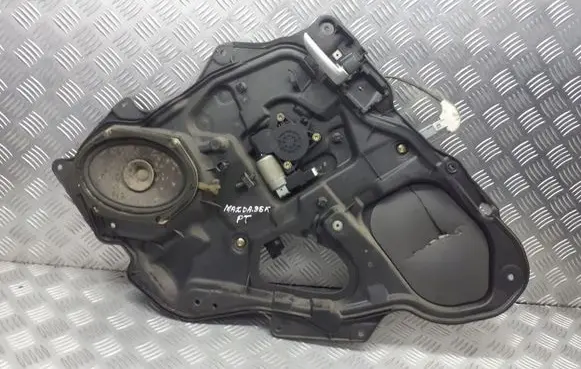 Mazda 3 I Rear door window regulator with motor BP4K-7297X