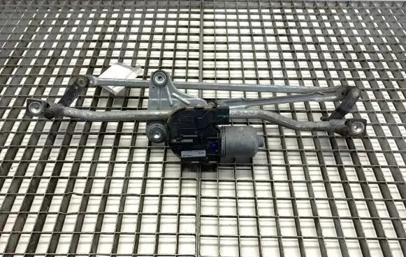 Front wiper linkage and motor