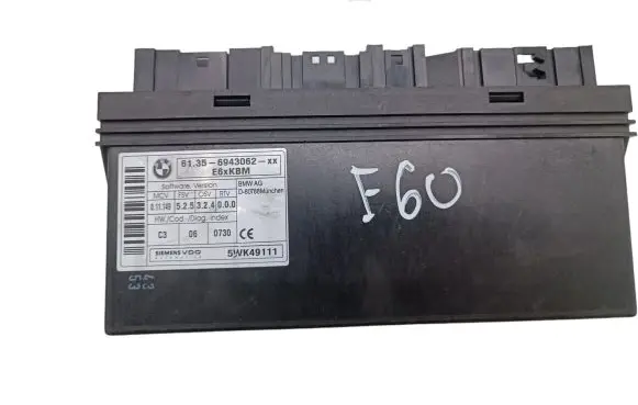 BMW 5 E60 E61 Comfort/convenience module 61356943062
