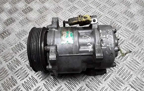 Peugeot 607 Air conditioning (A/C) compressor (pump) 9646418780