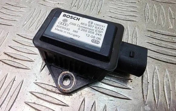 Audi A8 S8 D3 4E ESP acceleration yaw rate sensor 8E0907637A 0265005245