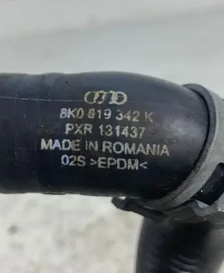 Audi A4 S4 B8 8K Engine coolant pipe/hose 8K0819342K 4G0122293B