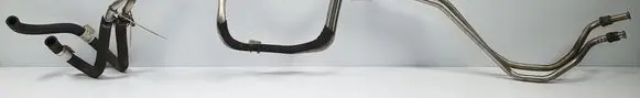 Jaguar S-Type Turbo turbocharger oiling pipe/hose XW43-7R081-BF