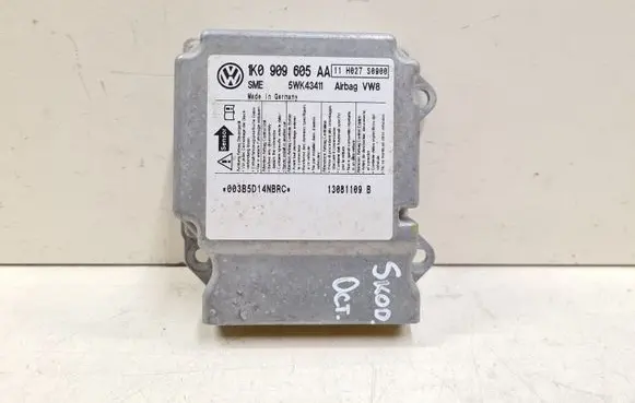 Skoda Octavia Mk2 (1Z) Airbag control unit/module 1K0909605AA 5WK43411