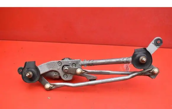 Front wiper linkage and motor