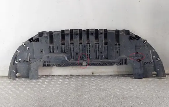 Front bumper skid plate/under tray