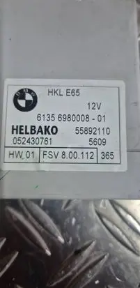 BMW 7 E65 E66 Tailgate/trunk control unit/module 052430761 6980008