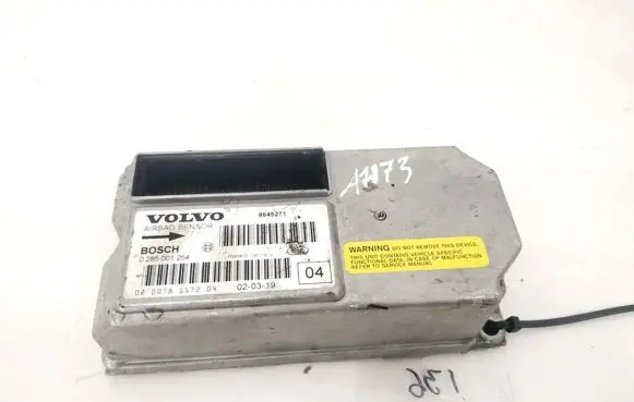 Volvo S60 Airbag control unit/module 8645271 0285001254