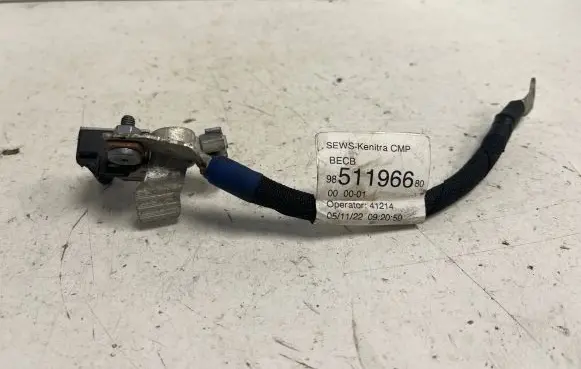 Opel Mokka B Negative earth cable (battery) 9851196680