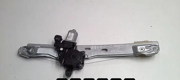Front door window regulator with motor