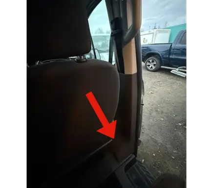 Ford Transit Custom (B) pillar trim (bottom) BK21V243W12