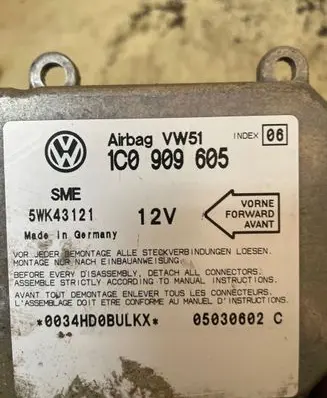 Ford Galaxy Airbag control unit/module 1C0909605 05030602C