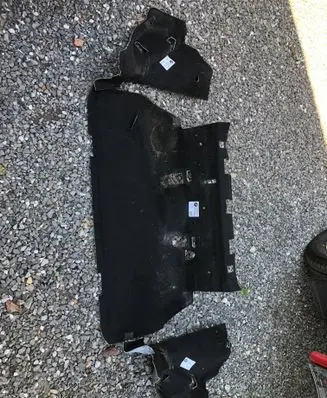 BMW 1 E81 E87 Rear floor carpet liner 7058127