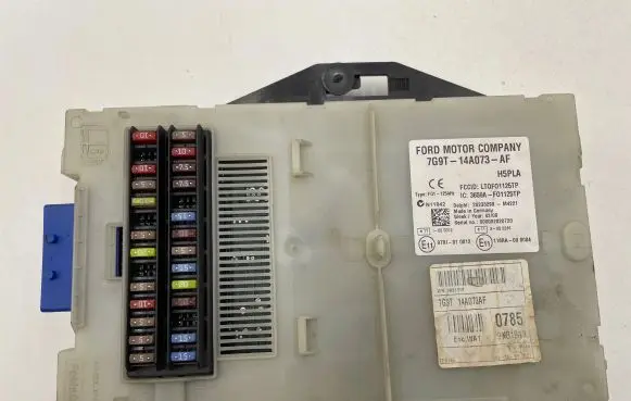 Ford S-MAX Comfort/convenience module 7G9T14A073AF LTQF01125TP 28233298
