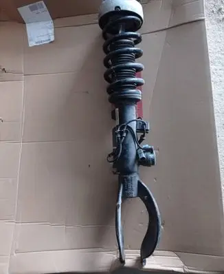 Front shock absorber with coil spring