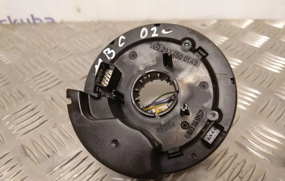 Mercedes-Benz C W203 Airbag slip ring squib (SRS ring) 2034600149 0025421918