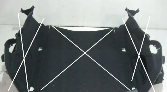 Audi A6 S6 C7 4G Tailgate/boot cover trim set A64G5