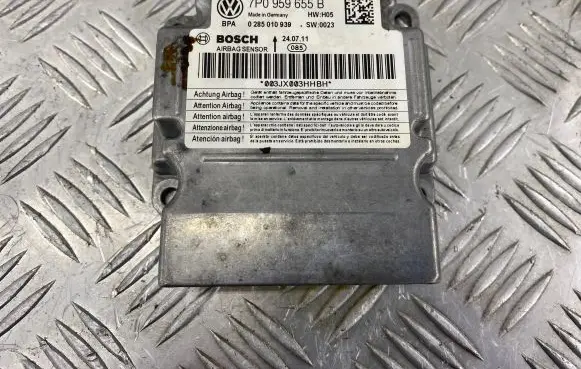 Volkswagen Touareg II Airbag control unit/module 7P0959655B 0285010939