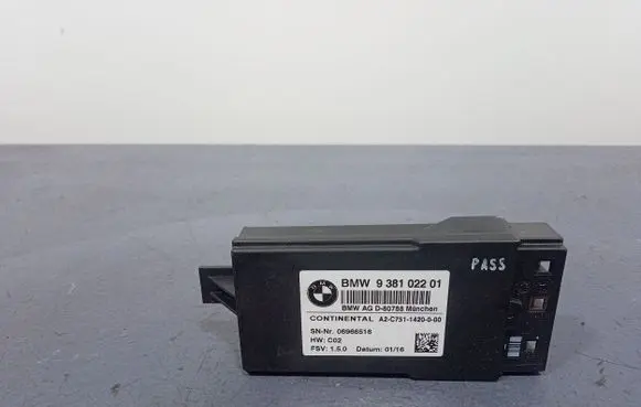 BMW 7 F01 F02 F03 F04 Seat control module 9381022