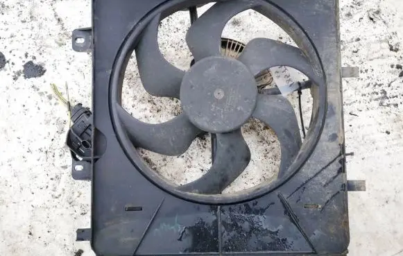 Citroen C3 Radiator cooling fan shroud