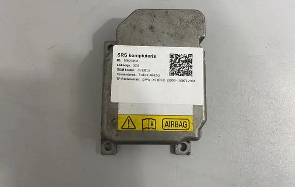 BMW X5 E53 Airbag control unit/module 6933238