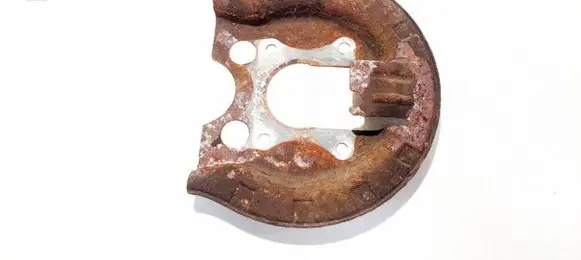 Citroen C4 I Rear brake disc plate dust cover 