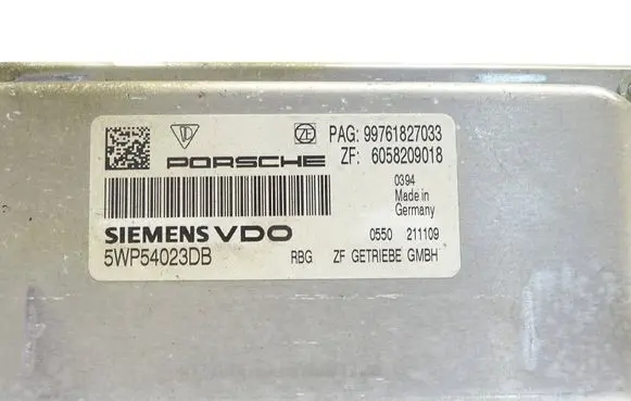 Porsche Boxster 987 Gearbox control unit/module 99761827033 6058209018 5WP54023DB