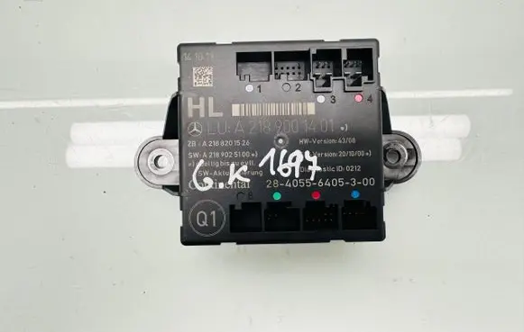 Mercedes-Benz CLS C218 X218 Door control unit/module A2189001401