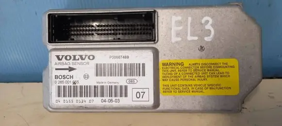 Volvo S80 Airbag control unit/module 0285001655