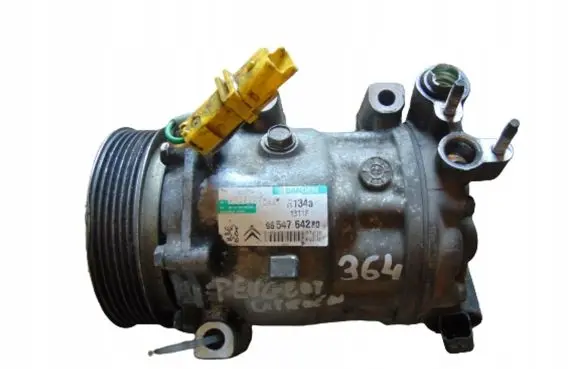 Peugeot 407 Air conditioning (A/C) compressor (pump) 9654764280
