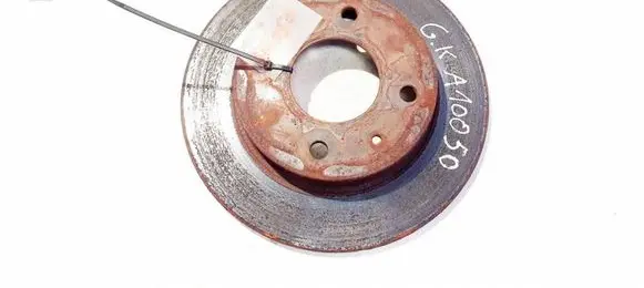 Mitsubishi Colt Rear brake disc neventiliuojamas